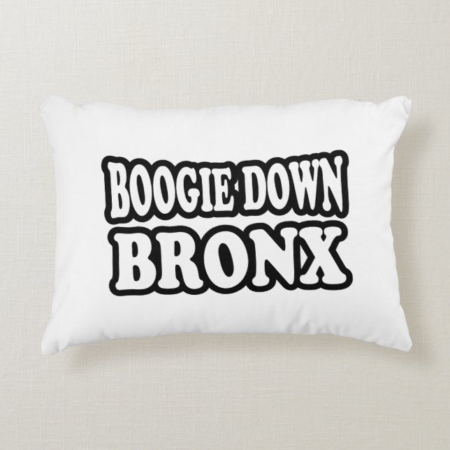 Almofada Decorativa Boogie Down Bronx, Nova Iorque (Frente)