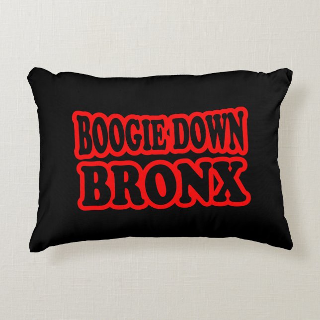 Almofada Decorativa Boogie Down Bronx, Nova Iorque (Frente)