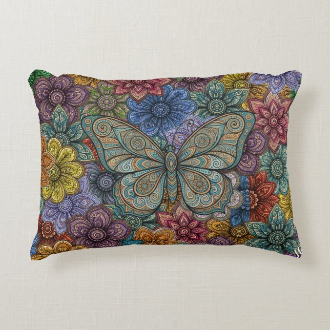 Almofada Decorativa "Borboleta - Sucesso" (Frente)