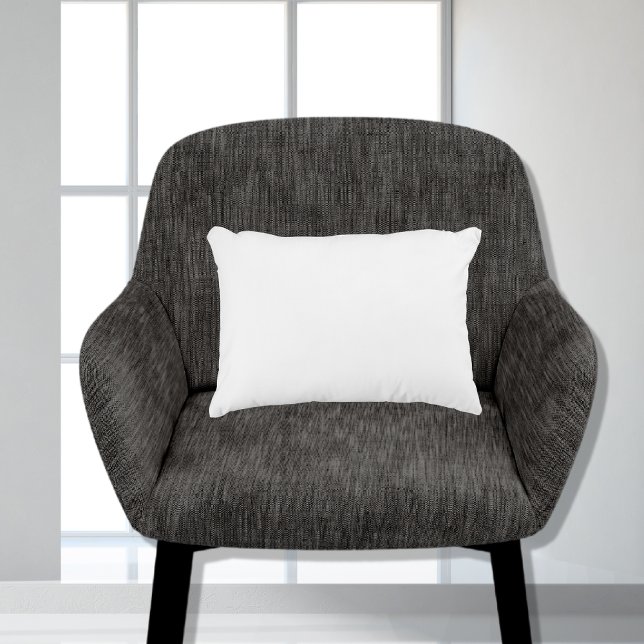 Almofada Decorativa Branco básico Cor sólida simples 11x16 (Criador carregado)