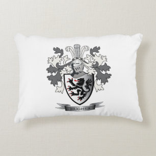 Almofada Decorativa Brasão da crista da família de Hughes
