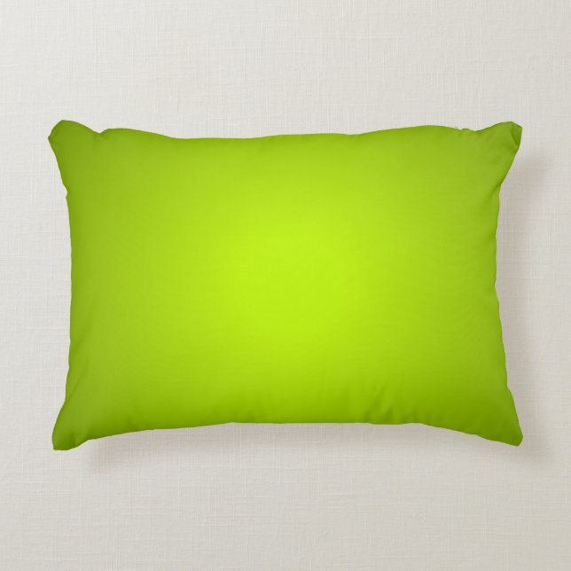 Almofada Decorativa Brilho Verde Claro Chartreuse Alegre Confortável (Frente)