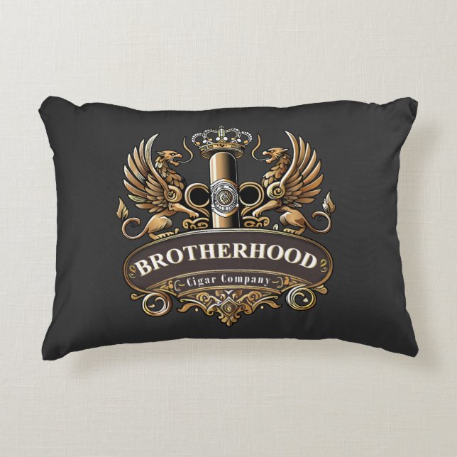 Almofada Decorativa Brotherhood Cigar Company  (Frente)