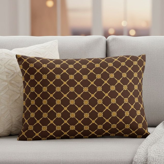 Almofada Decorativa brown pillow,  modern pillow, elegant pillow (Criador carregado)