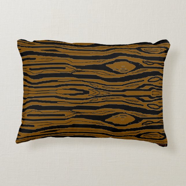 Almofada Decorativa Brown Tree Bark   (Verso)