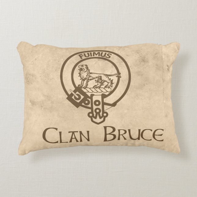 Almofada Decorativa Bruce Crest Vintage (Frente)