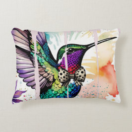 Almofada Decorativa Brushstroke Bird Art