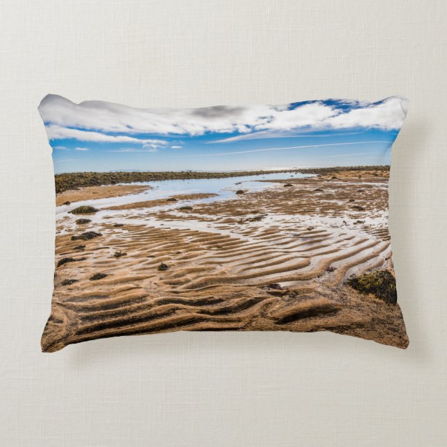 Almofada Decorativa Budir Beach, Islândia (Frente)