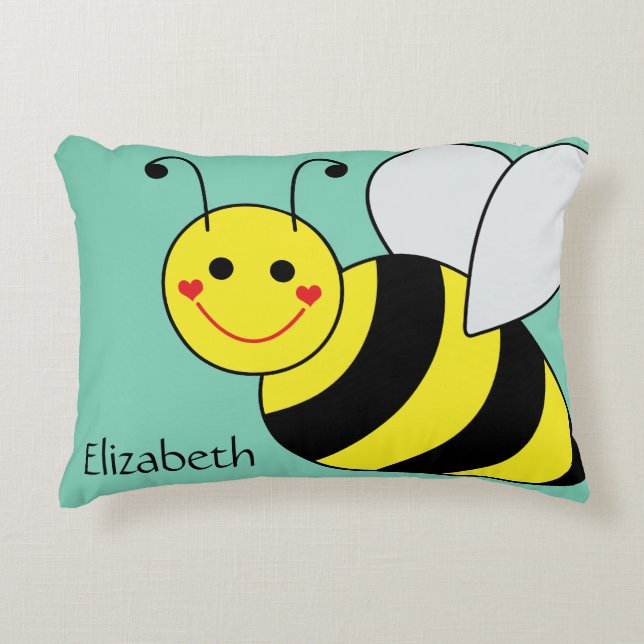 Almofada Decorativa Bumble Bumble Cute Personalizado (Frente)