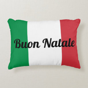 Almofada Decorativa Buon Natale ou seu texto