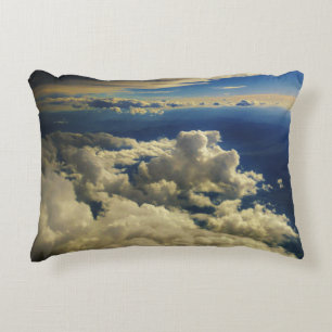 Almofada Decorativa Cabeça nas nuvens, travesseiro do acento do