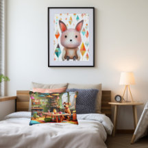 Cachorro de Cartoon de Crianças de Travesseiros de