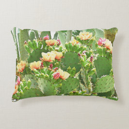Almofada Decorativa Cacto de pera espinhosa no travesseiro feito sob