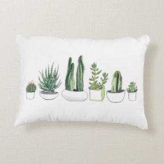 Almofada Decorativa Cactos & Succulents da Aquarela