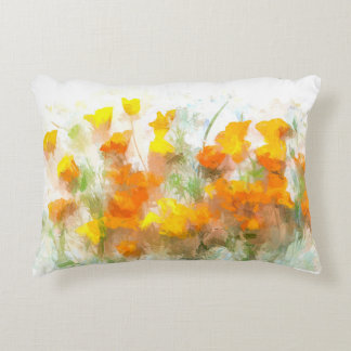 Almofada Decorativa California Poppy Impressionística Art