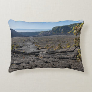 Almofada Decorativa cama seca de lava no alto da cratera de kilauea ik