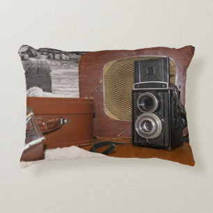 Almofada Decorativa Câmera analógica Vintage