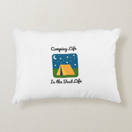 Almofada Decorativa Camping Life é a melhor vida
