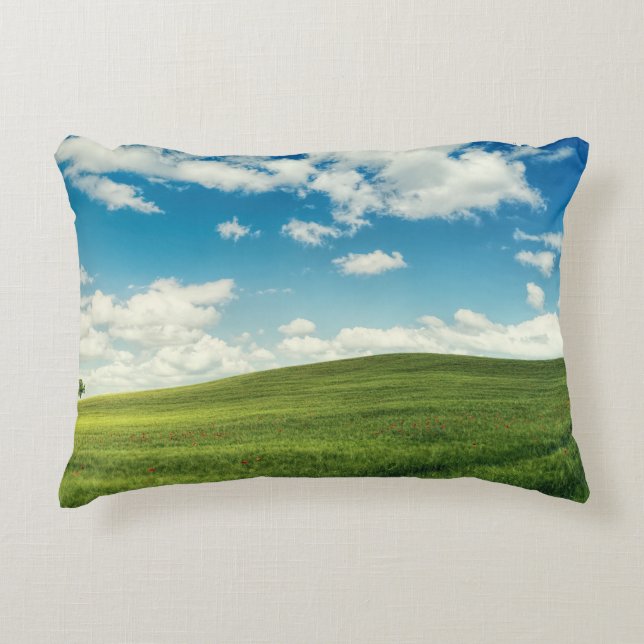 Almofada Decorativa Campo Grama Natureza  (Frente)