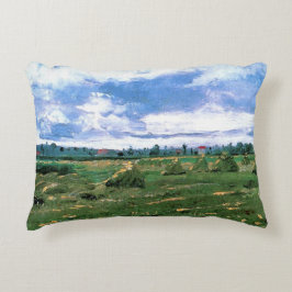 Almofada Decorativa Campos de Trigo com Medas de Feno por Vincent van
