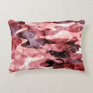 Almofada Decorativa Camuflagem de abstrato de aquarela: gravata-corant