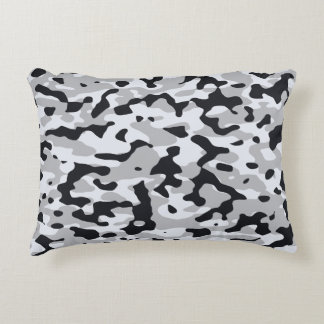 Almofada Decorativa Camuflagem urbana de alto contraste
