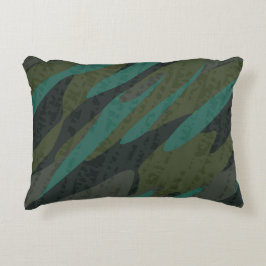 Almofada Decorativa Camuflagem Verde Abstrato