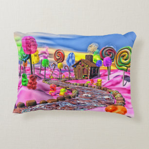 Almofada Decorativa Candyland cor-de-rosa