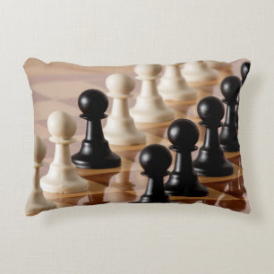 Almofada Decorativa Canhões no Conselho de xadrez
