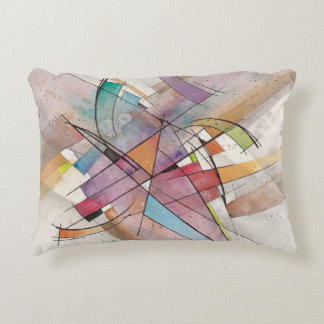 Almofada Decorativa CANTATA em TOM PASTEL Arte Abstrata