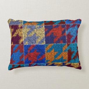 Almofada Decorativa Canvas de retalhos: imitação do padrão de colheita