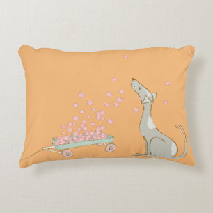 Almofada Decorativa Cão de Cartoon Ilustrado