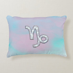 Almofada Decorativa Capricórnio Zodiac - Sinal da Mãe de Pearl Nacre