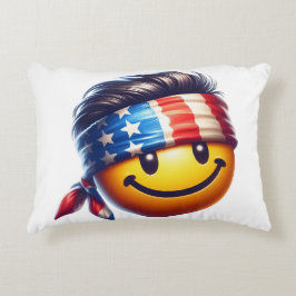 Almofada Decorativa Cara Sorridente Hippie