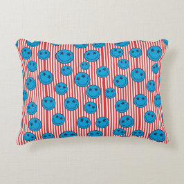 Almofada Decorativa Cara Sorridente Patriota Retro