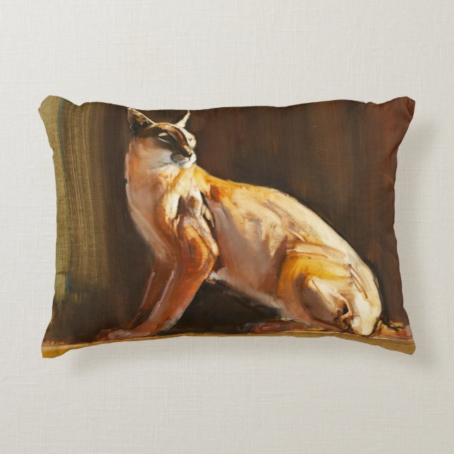 Almofada Decorativa Caracal árabe 2010 (Frente)