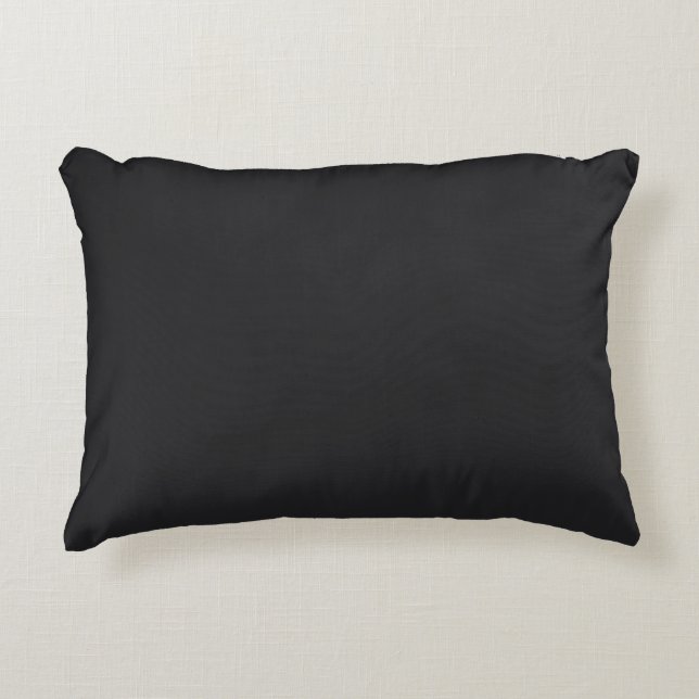 Almofada Decorativa Carbono Preto (Frente)