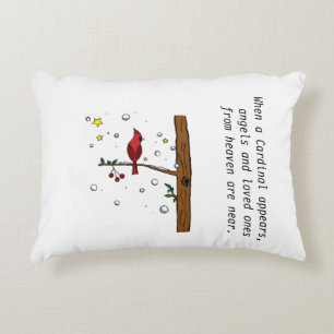 Almofada Decorativa Cardeal do Travesseiro de Destaque do Anjo Céu