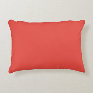 Almofada Decorativa Carmine Pink Salmon Rosa Orangey Rosa Vermelho Cla