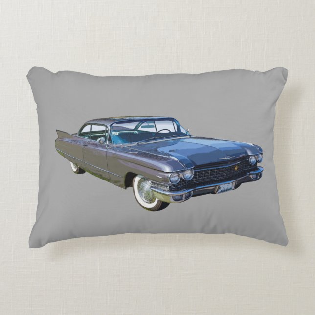 Almofada Decorativa Carro 1960 luxuoso antigo do cadillac (Frente)