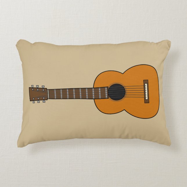 Almofada Decorativa Cartoon Acústico Simples (Frente)