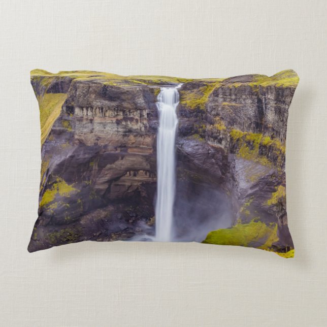 Almofada Decorativa Cascata do Haifox, Islândia (Verso)