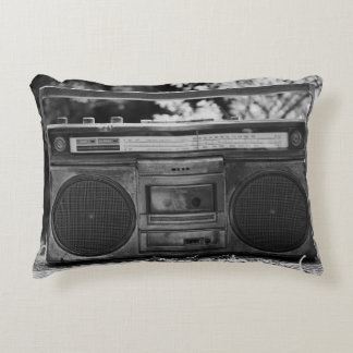 Almofada Decorativa Cassette Stereo Boombox dos anos 80