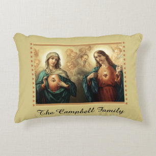 Almofada Decorativa Católico imaculado de Mary do coração de Jesus