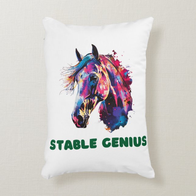 Almofada Decorativa Cavalo (Frente(Vertical))