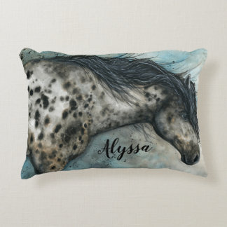 Almofada Decorativa Cavalo Appaloosa por Travesseiro de Nome Personali
