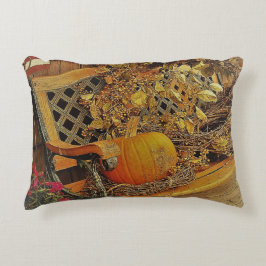 Almofada Decorativa Cena de Queda - Pumpkin e Bitterdoces Vinha no Ban