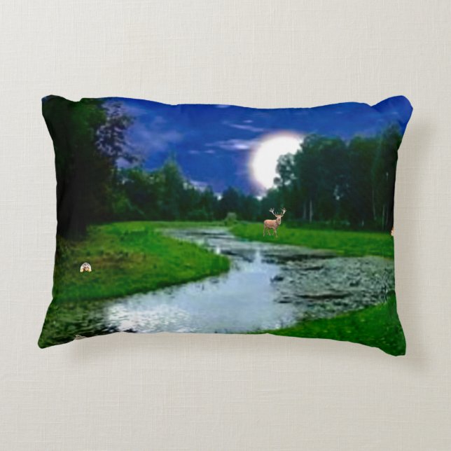 Almofada Decorativa Cena Natureza (Verso)