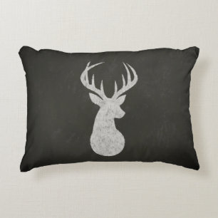 Almofada Decorativa Cervos com o desenho de giz dos Antlers