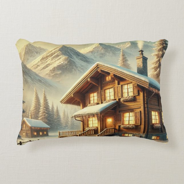 Almofada Decorativa Charme alpino (Frente)